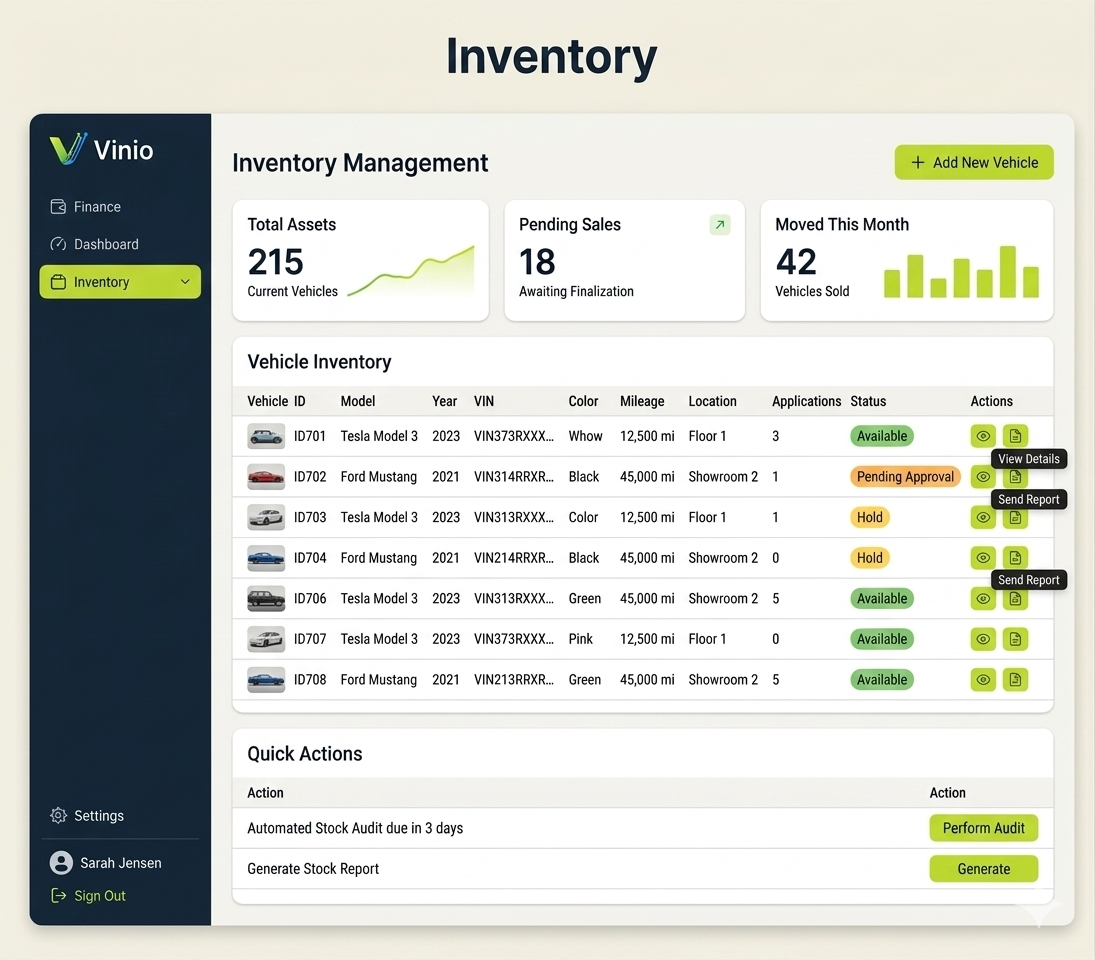 Shared inventory UI
